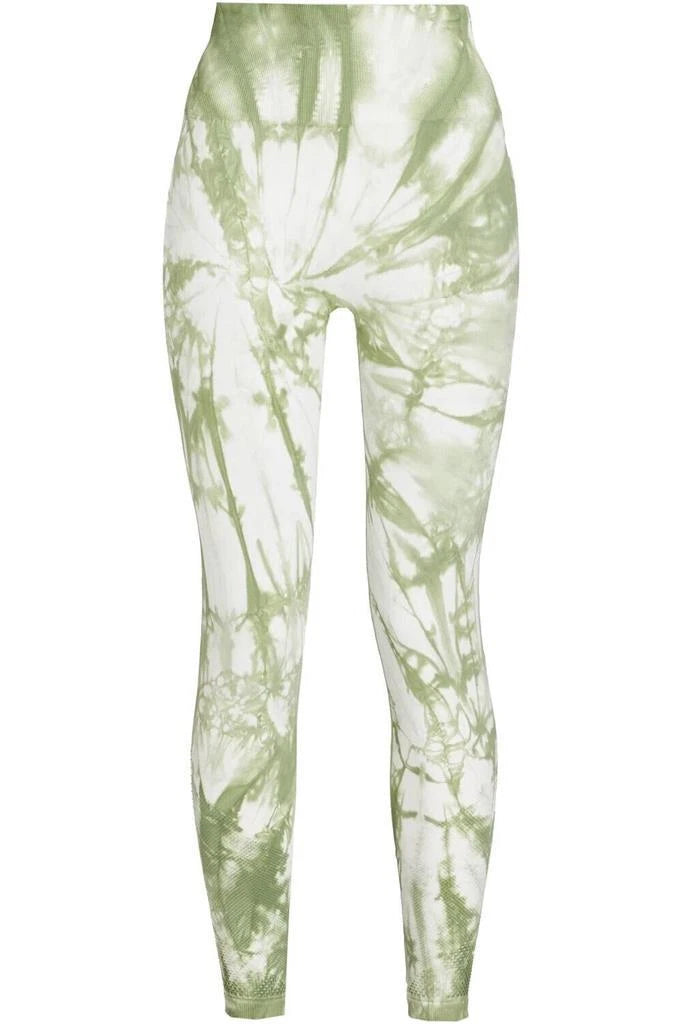 DKNY Sport Women's Tie-Dyed 7/8 Leggings, Sage green, Large