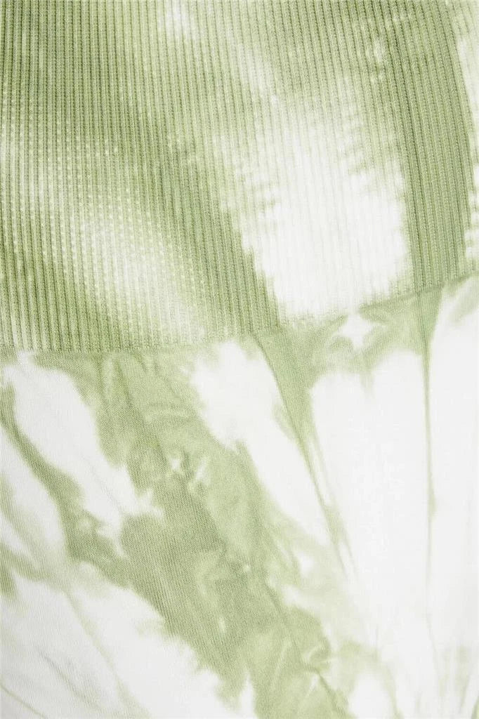 DKNY Sport Women's Tie-Dyed 7/8 Leggings, Sage green, Large-4
