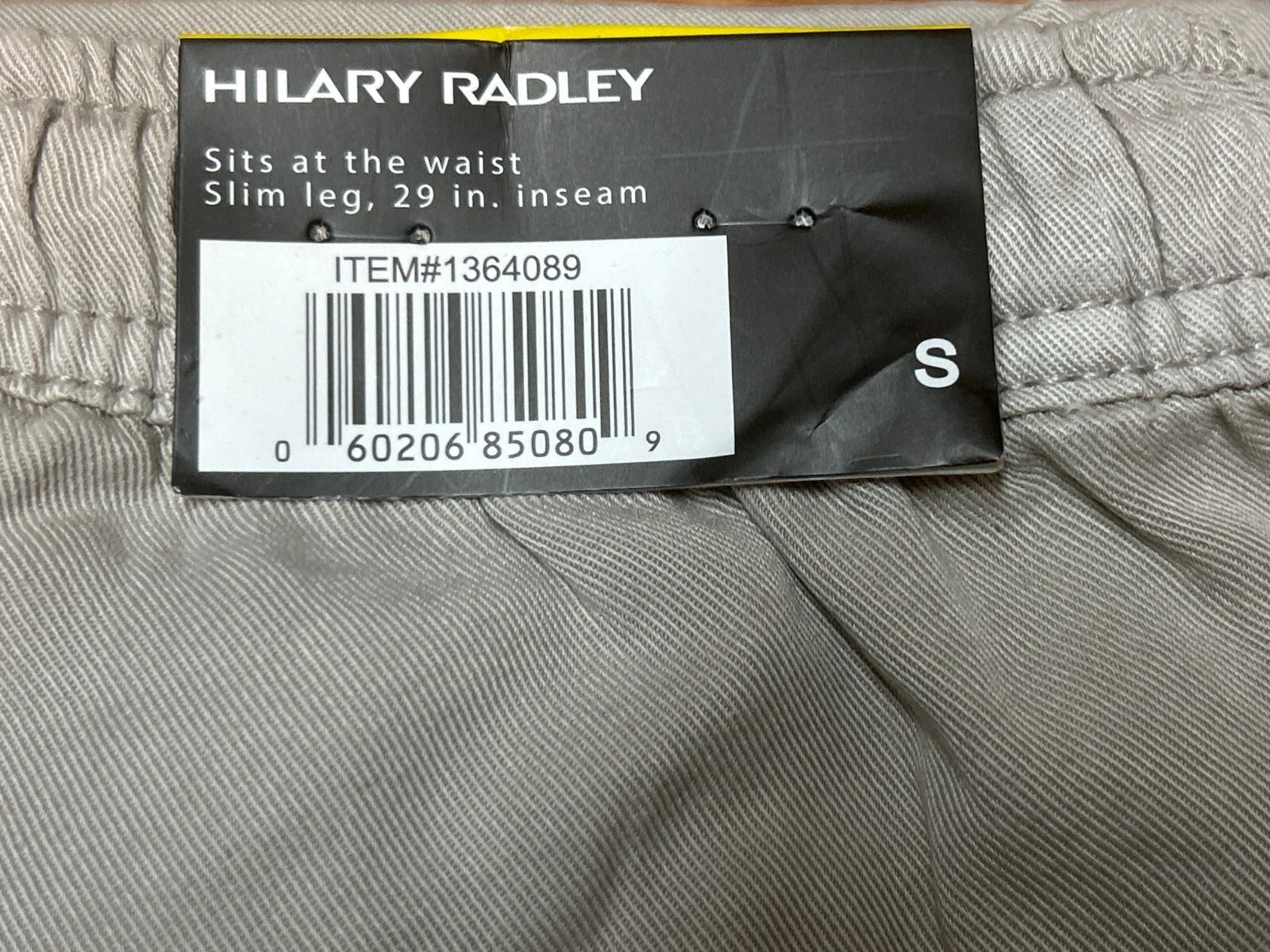 Hilary Radley Women Drawstring Tencel Pant, GREY, Small