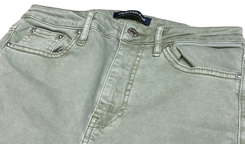 Calvin Klein Jeans Women's Contour Skinny Fit Jeans, Light Green, Size 4-3