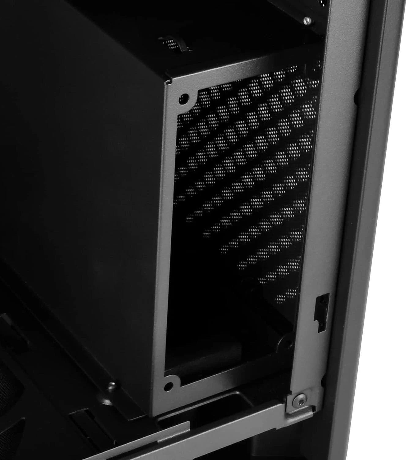 SilverStone ALTA G1M, Black, Micro-ATX Tower with Stack Effect Design, 180mm Fan-8
