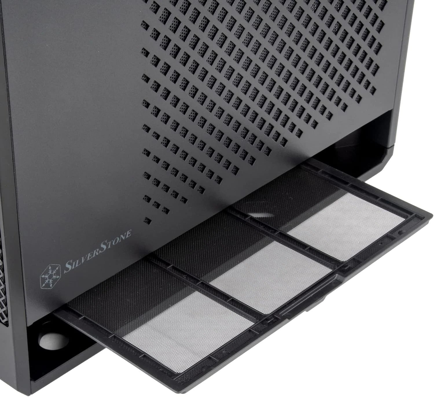 SilverStone ALTA G1M, Black, Micro-ATX Tower with Stack Effect Design, 180mm Fan-9