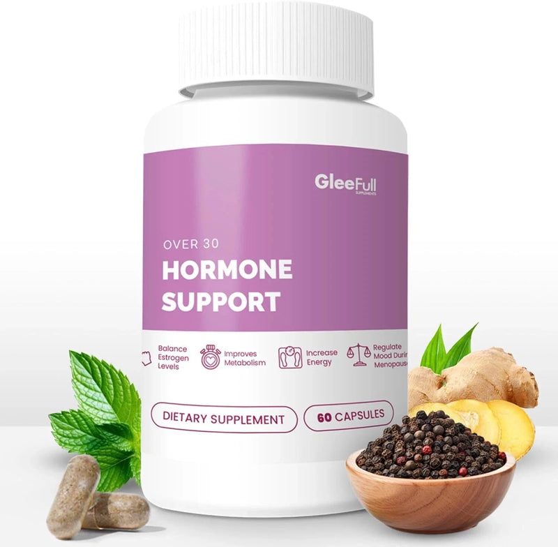 GleeFul Over 30 Hormone Support - Estrogen, Energy, Menopause Support for Women-1