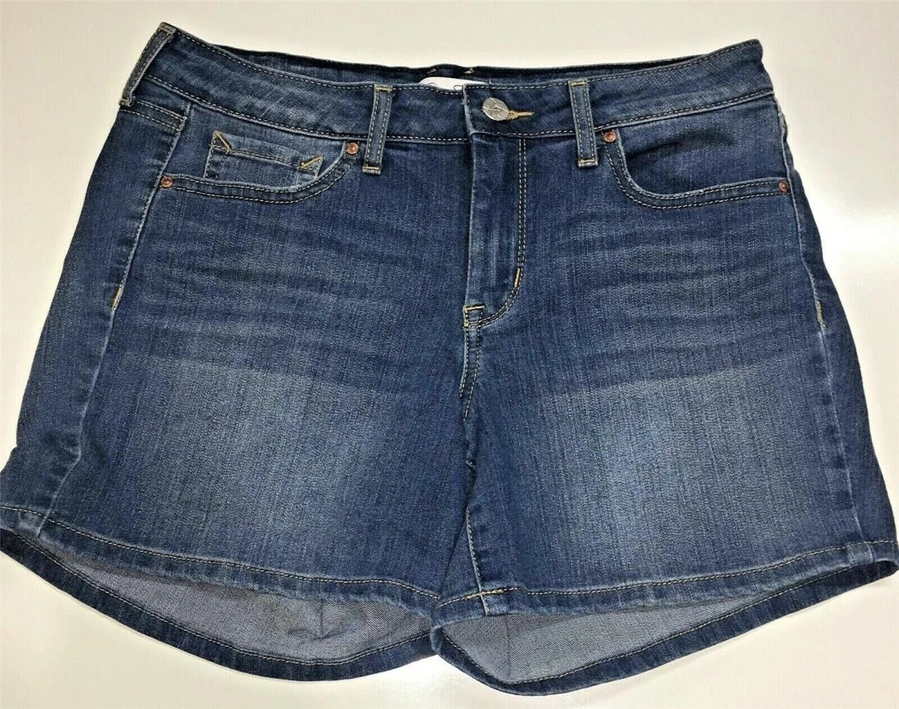 Jessica Simpson Ladies Forever Low Rise Denim Shorts, 6/28, faded blue