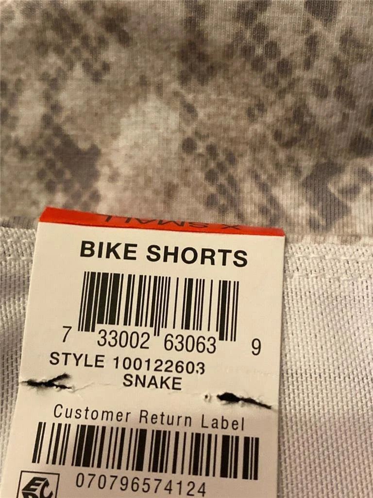 INC International Concepts Snakeskin-Print Bike Shorts, SNAKE, Sz X-Small-3