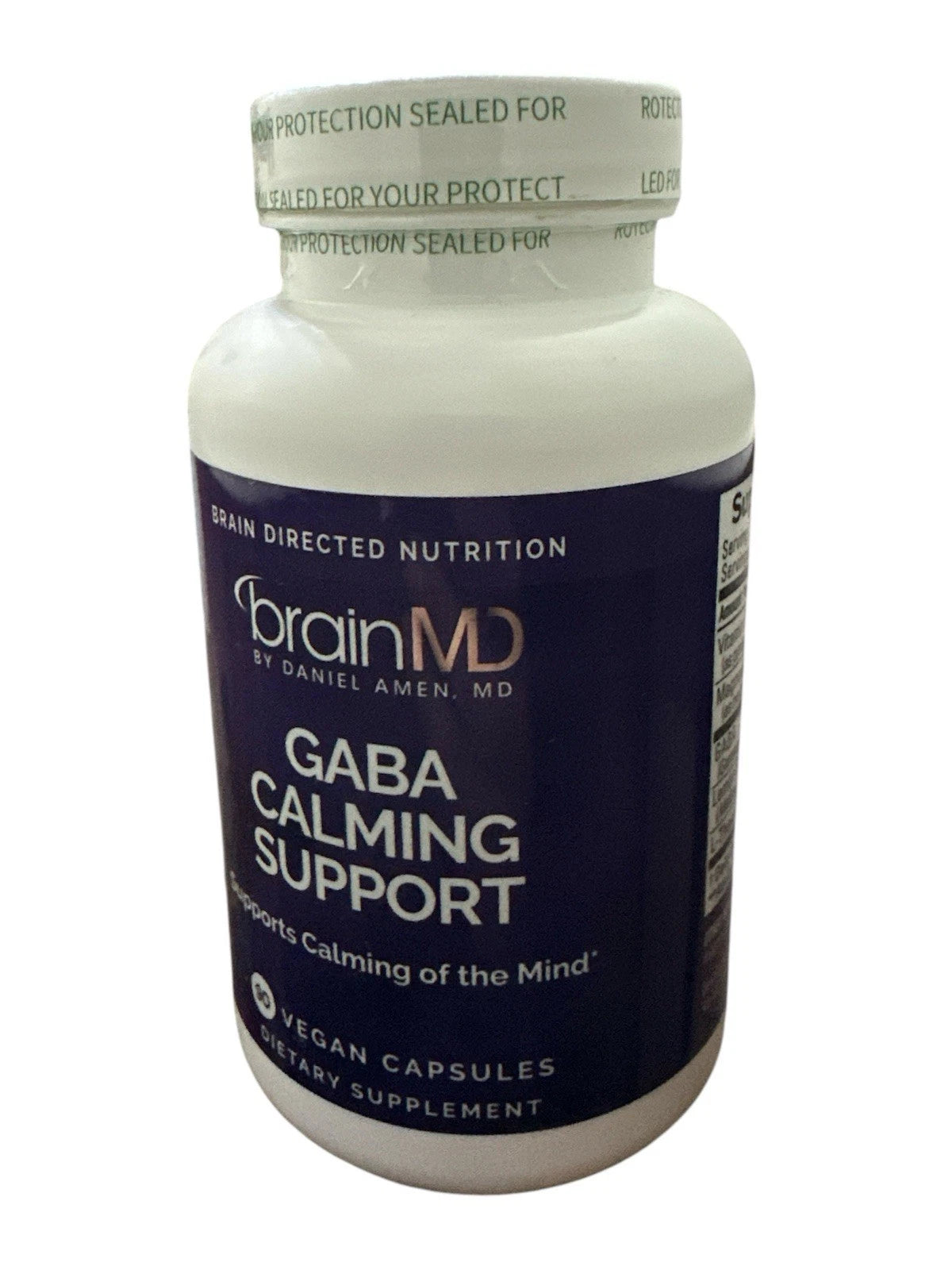Dr Amen BrainMD GABA Calming Support - 90 Capsules - Promotes Relaxation-1