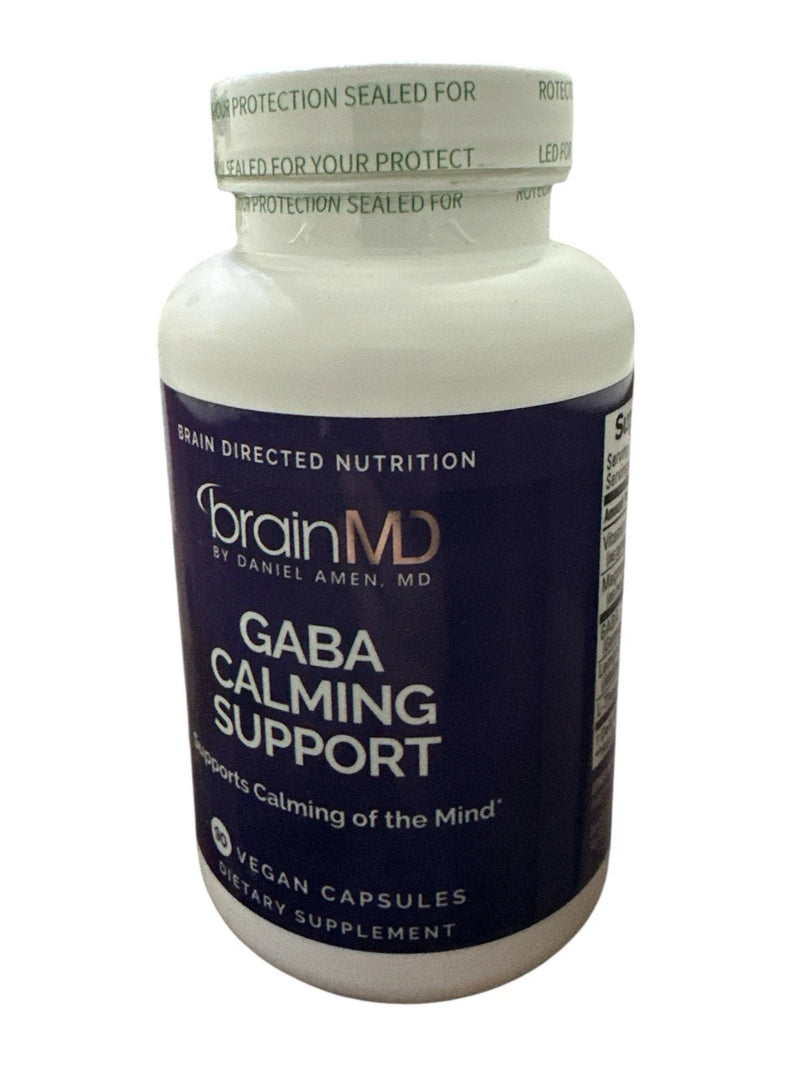 Dr Amen BrainMD GABA Calming Support - 90 Capsules - Promotes Relaxation-1