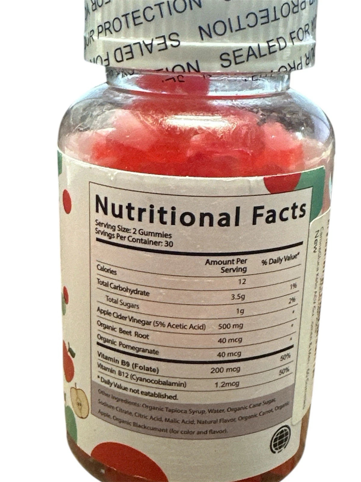 Keto ACV Gummies for Weight Loss, Apple Cider Vinegar 60 Gummies for Women & Men-6