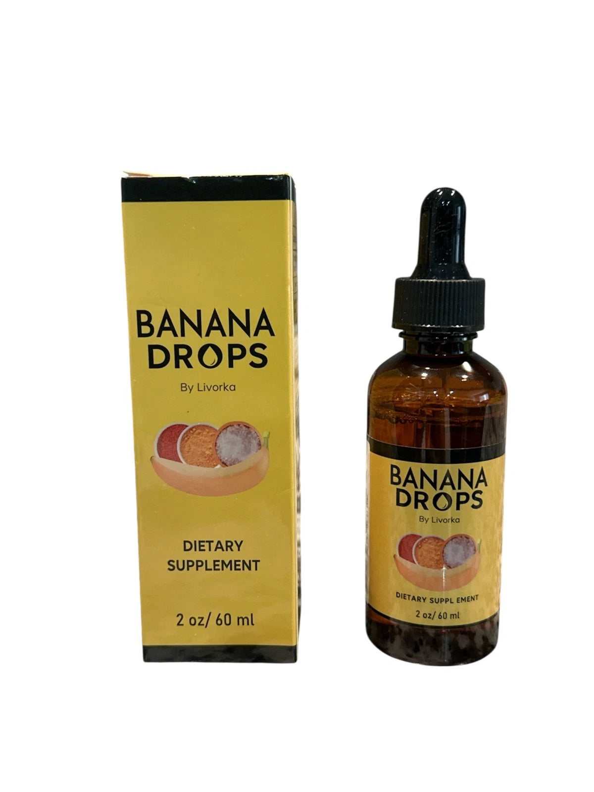 Banana Drops, Banana Dietary Liquid Drops, Liquid Drops for Men & Women (1 Pack)-1