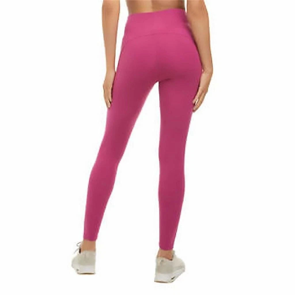 Danskin Women's Lightweight Contour High Waist Legging, BERRY, S