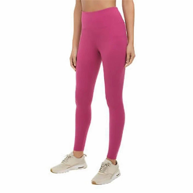 Danskin Women's Lightweight Contour High Waist Legging, BERRY, S-1