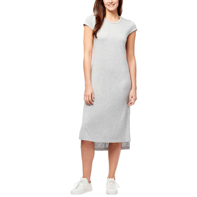 Jessica Simpson Ladies' Midi Dress, Grey, Size Medium-1
