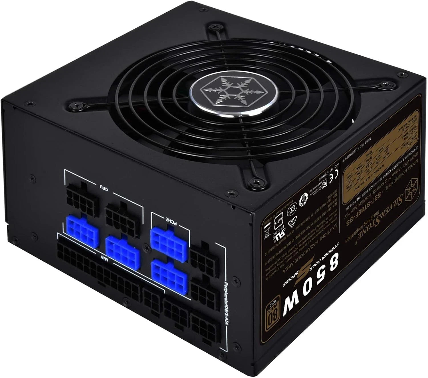 Silverstone Tek Strider Gold S Series 850W ATX12V/EPS12V 80+ Gold Full Modular-5