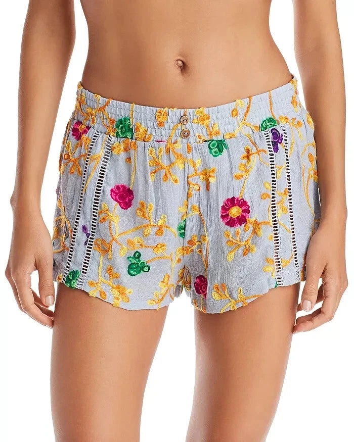 Honeydew Intimates Women's Siesta Sweetheart Embroidered Shorts MULTI FLORAL XL-1