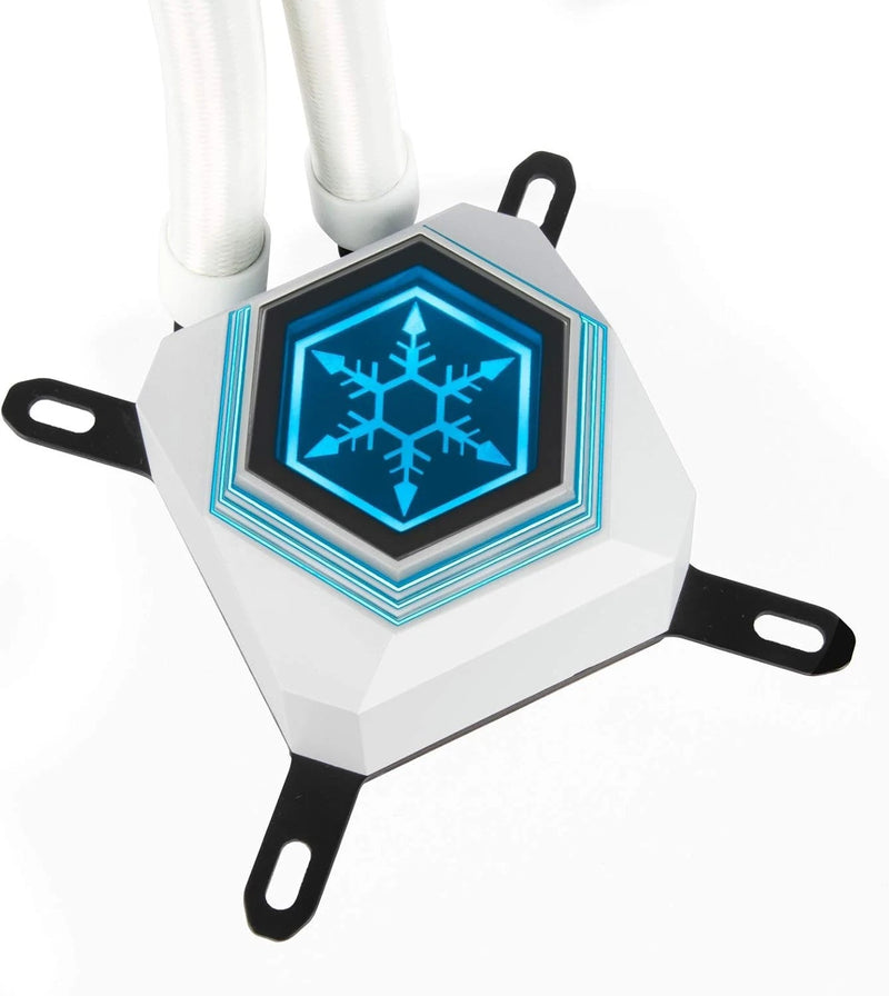 SilverStone Technology PF360W-ARGB, White, PermaFrost, AIO, 360mm, PWM, ARGB-5
