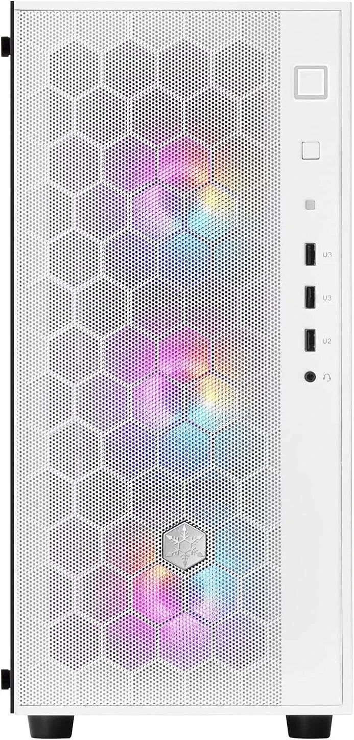 Silverstone Tech FAR1W-PRO Tempered Glass Mid Tower ATX Case with ARGB Fans-3