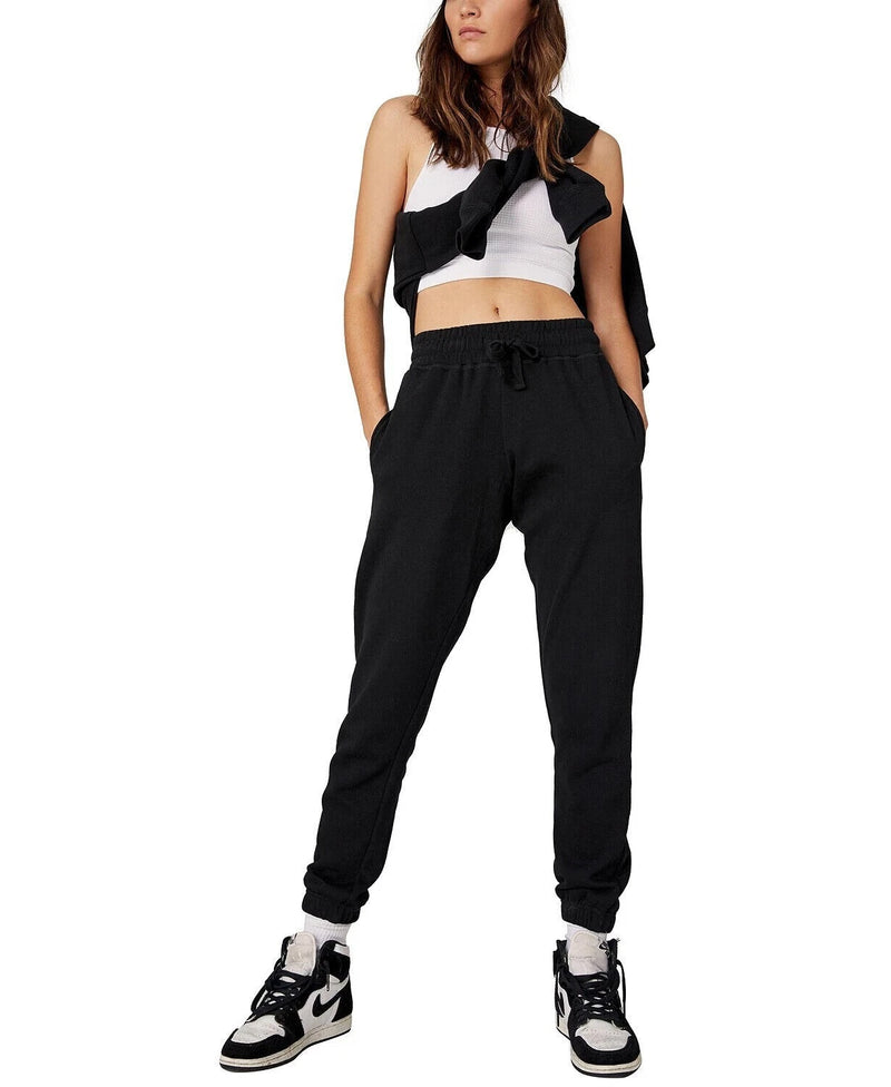 BODY BY COTTON ON Women's Lifestyle Gym Track Pants, Black, Small-1