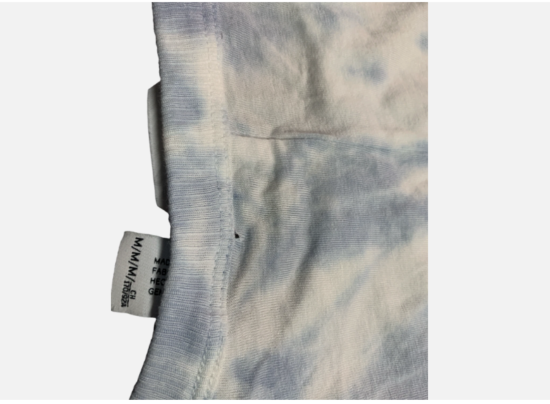 Dkny Sport Ladies Spiral Tie Dye Ruched Waist T-Shirt Dress, PALE BLUE, M-4