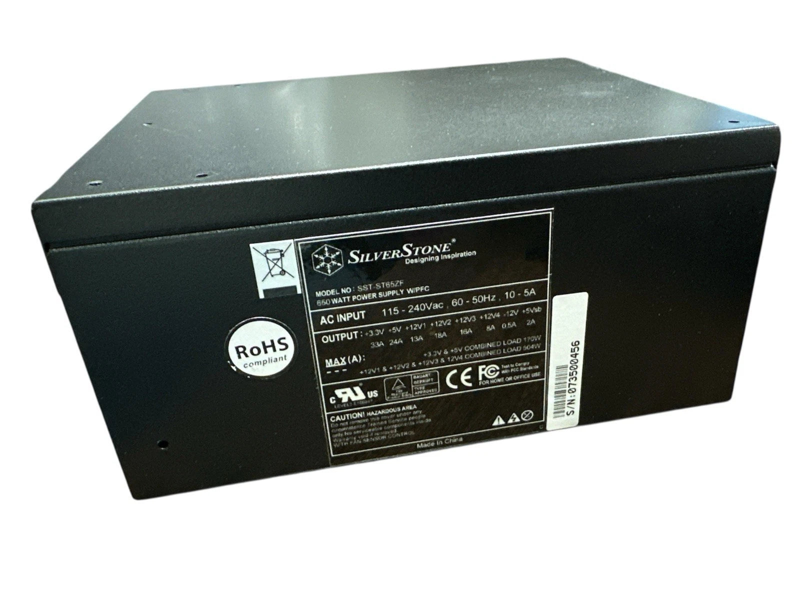 Silverstone Zeus SST-ST65ZF 650W ATX 12V 2.0 and EPS 12V SLI Certified Crossfire-2