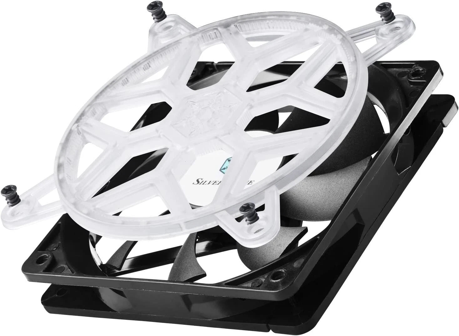SilverStone Technology 140mm RGB LED Fan Guard / Grill for Desktop Computers-1