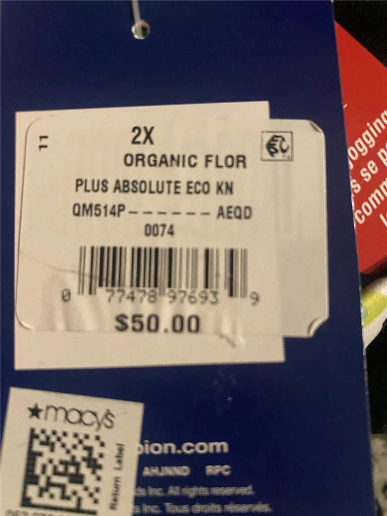 Champion Plus Absolute Eco Knee Tights, ORGANIC FLOWER, 2X-3