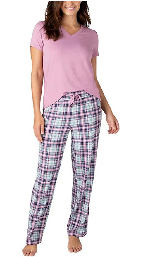 Eddie Bauer Women's Ladies' 1 Piece Pajama Top, Pink, Small-1
