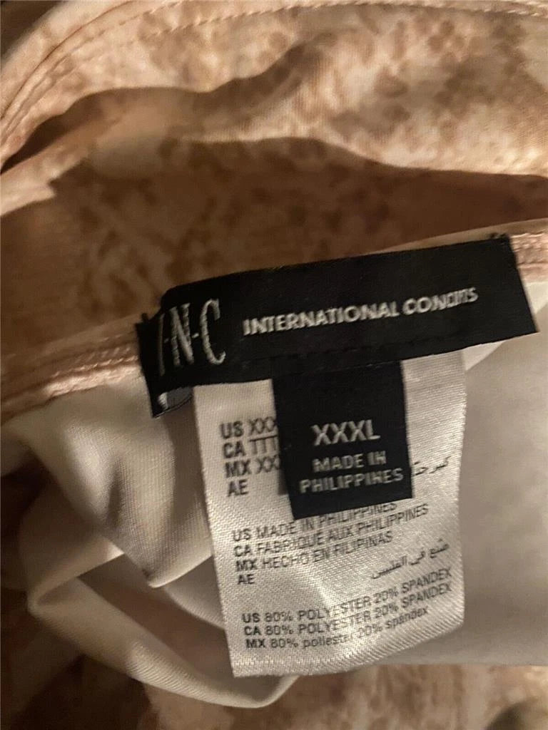 Inc International Concepts Snakeskin-Print Compression Leggings SNAKE SKIN XXXL-3