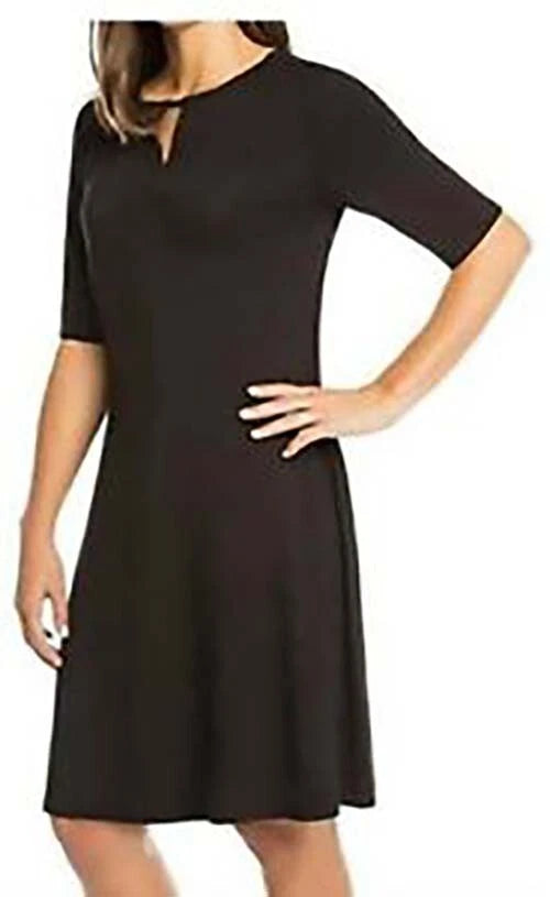 Mario Serrani Ladies' Keyhole Shift Dress BLACK XS-1