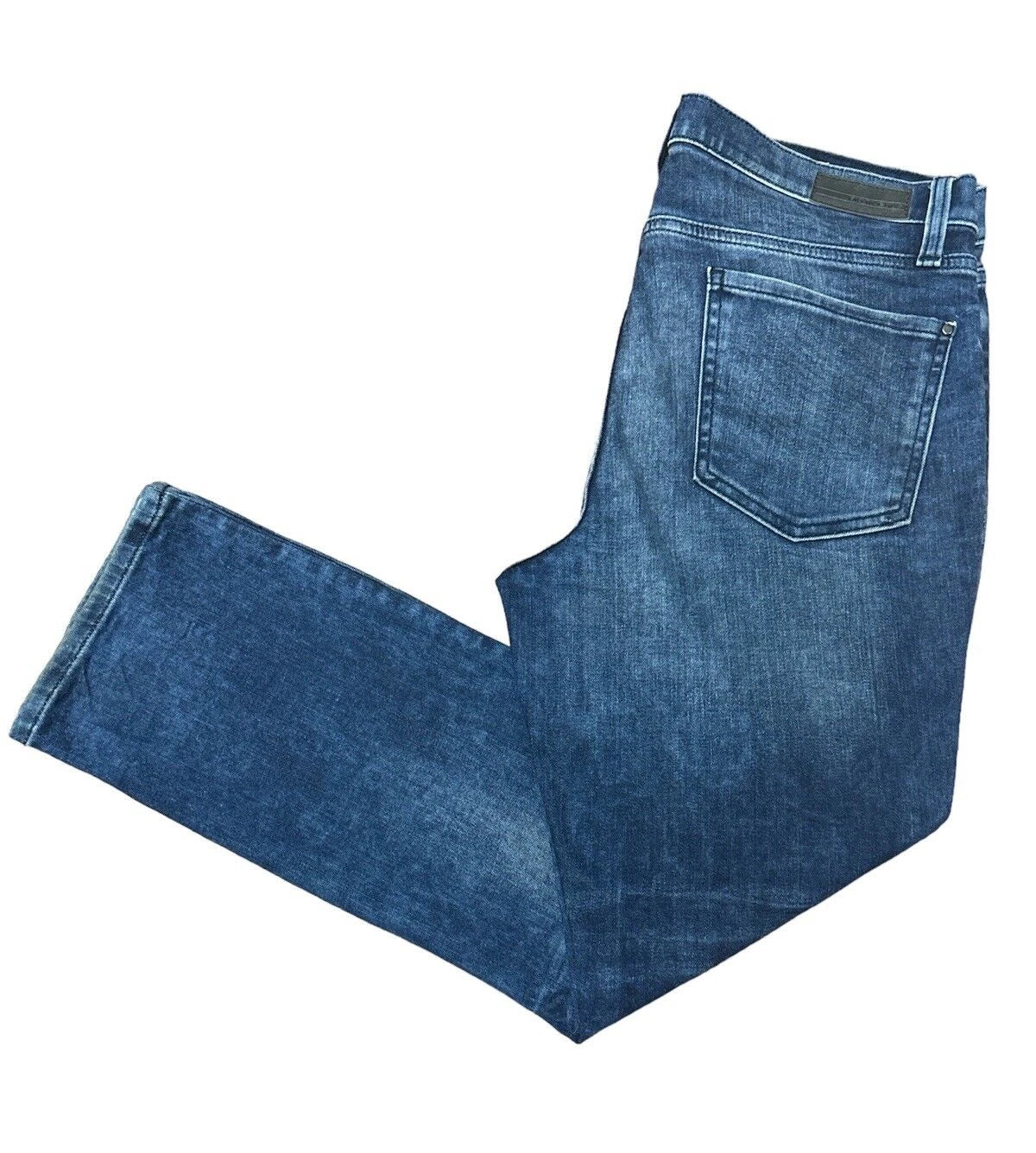 Dkny Women 5-Pocket Straight Fit Jeans, Blue, 10-3