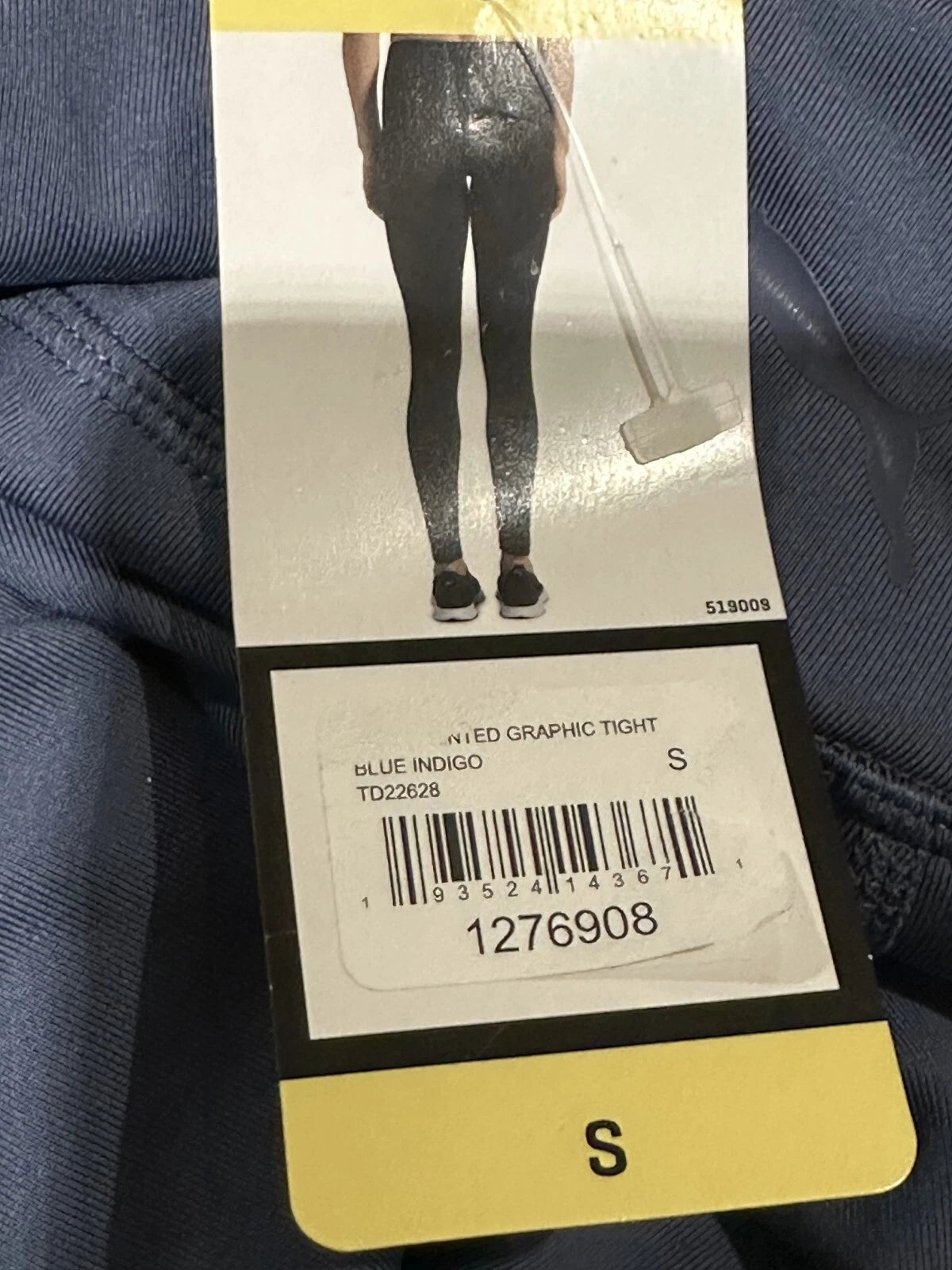 Puma Women's Printed Graphic Tights, BLUE INDIGO, Small-3