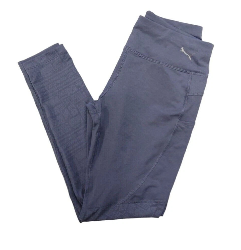 Puma Women's Printed Graphic Tights, BLUE INDIGO, Small