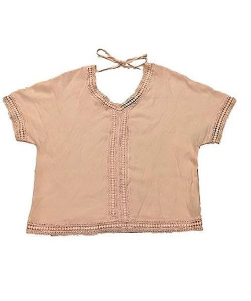 Fylo Women's Fashion Blouse (Size XL, Color Blush)-1