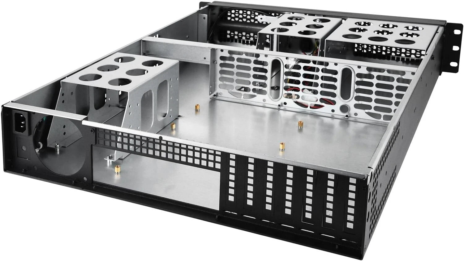 SilverStone Technology 2U ATX Rackmount Server Case with Dual 5.25" Bays (RM201B-4
