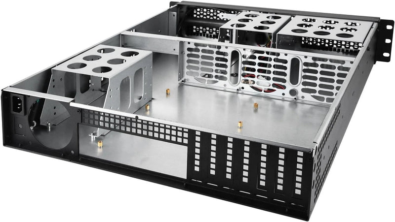 SilverStone Technology 2U ATX Rackmount Server Case with Dual 5.25" Bays (RM201B-4