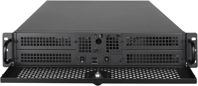 SilverStone Technology 2U ATX Rackmount Server Case with Dual 5.25" Bays (RM201B-2