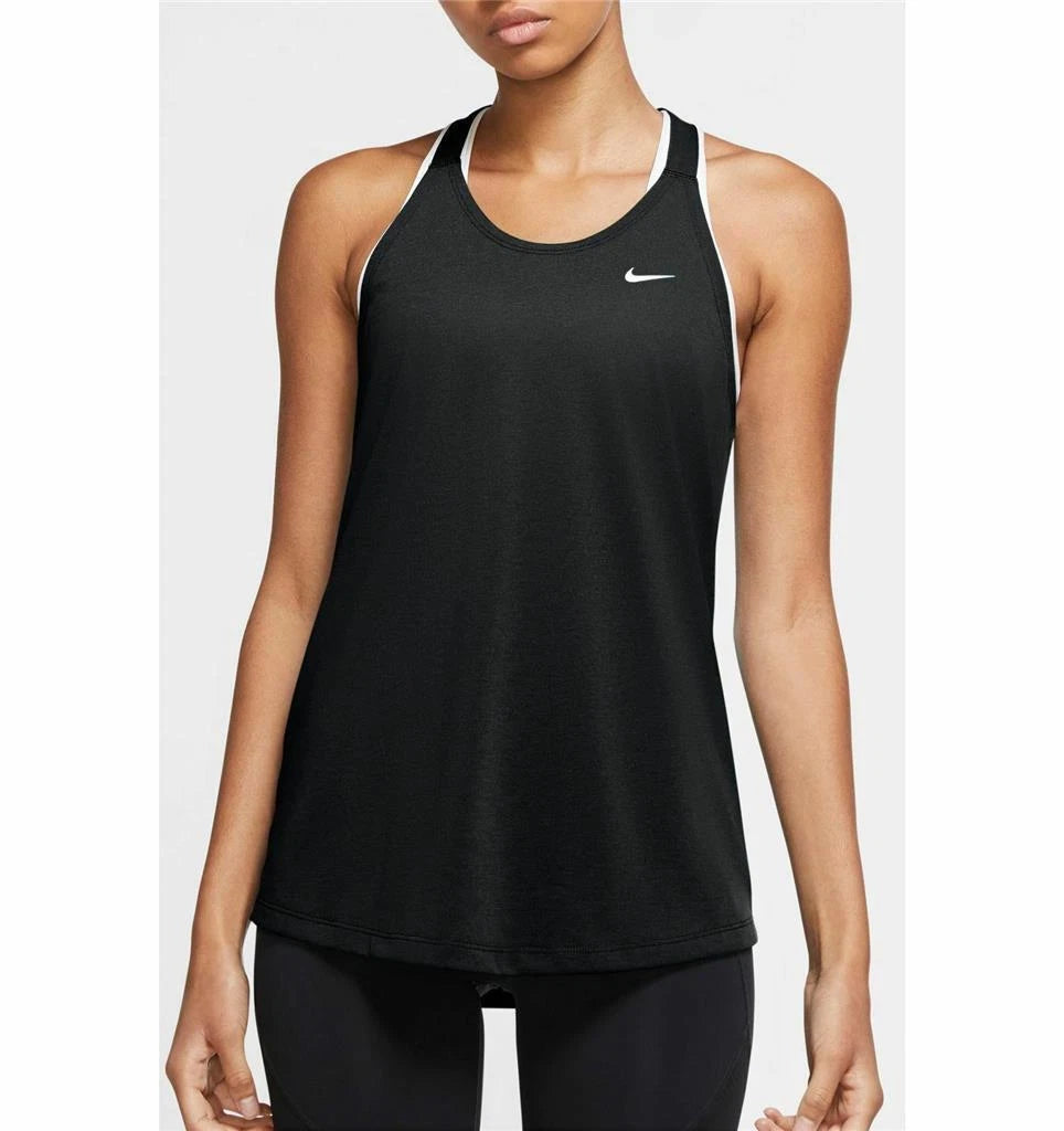 Nike Womens Stretch Activewear Tank Top Black XS-1