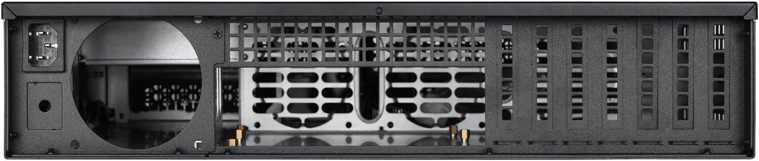 SilverStone Technology 2U ATX Rackmount Server Case with Dual 5.25" Bays (RM201B-6