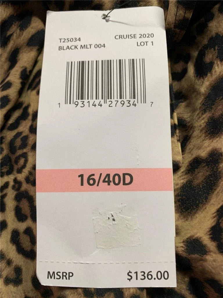 U.S. Polo Assn. Women's Standard Jewel Halter Twist One Piece Black Multi 16/40D-3