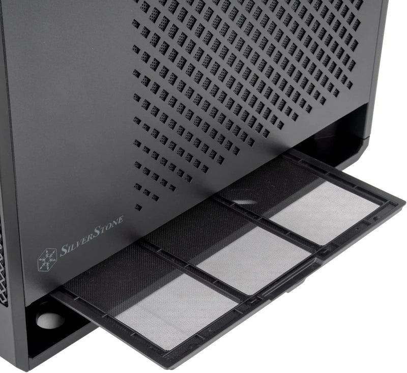 SilverStone ALTA G1M, Black, Micro-ATX Tower with Stack Effect Design, 180mm Fan-10