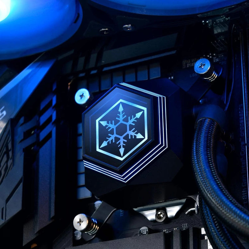 SILVERSTONE PERMA FROST series Addressable RGB compatible 240mm-3