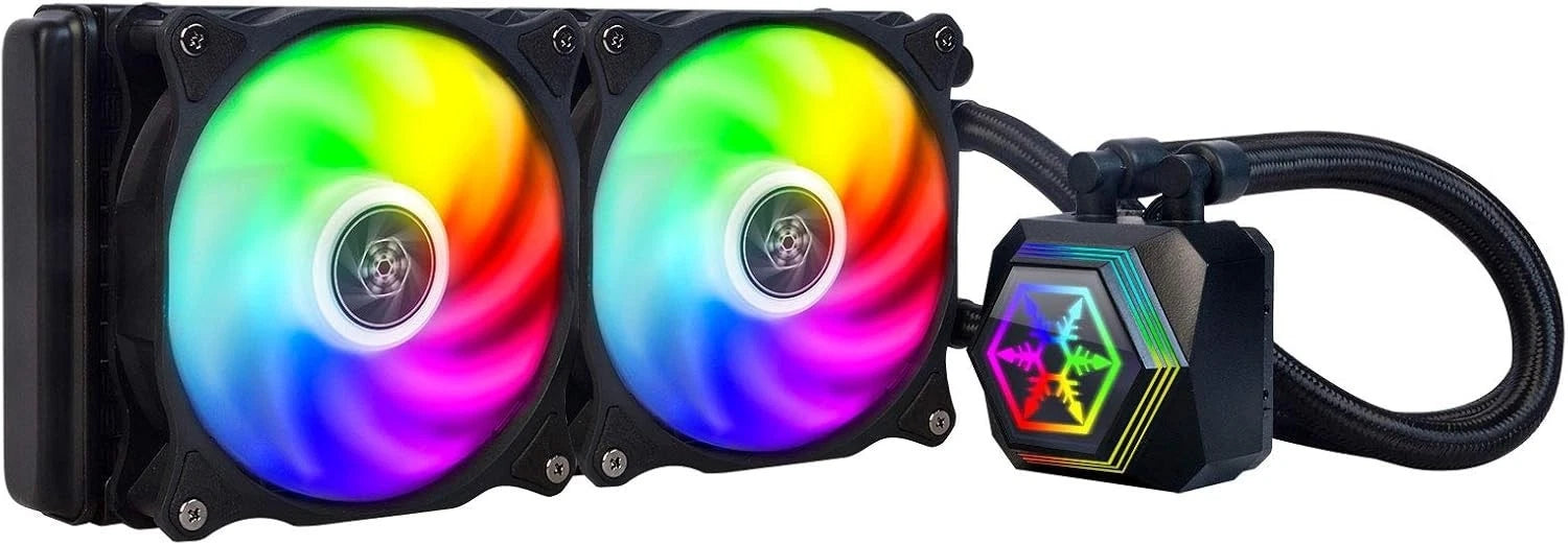 SILVERSTONE PERMA FROST series Addressable RGB compatible 240mm-7