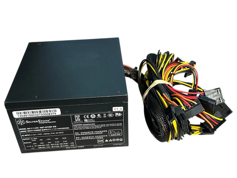 Silverstone Strider 500W, 80 Plus, Active PFC Power Supply ST50F-ES (Black)-4