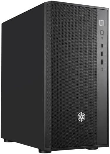 SilverStone FAR1B-V2 Stylish and Distinct Tempered Glass Mid Tower ATX Chassis-1