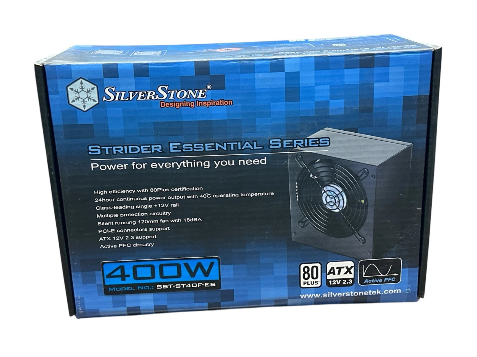 Silverstone Strider 400W, 80 Plus, Active PFC Power Supply ST40F-ES (Used)-7