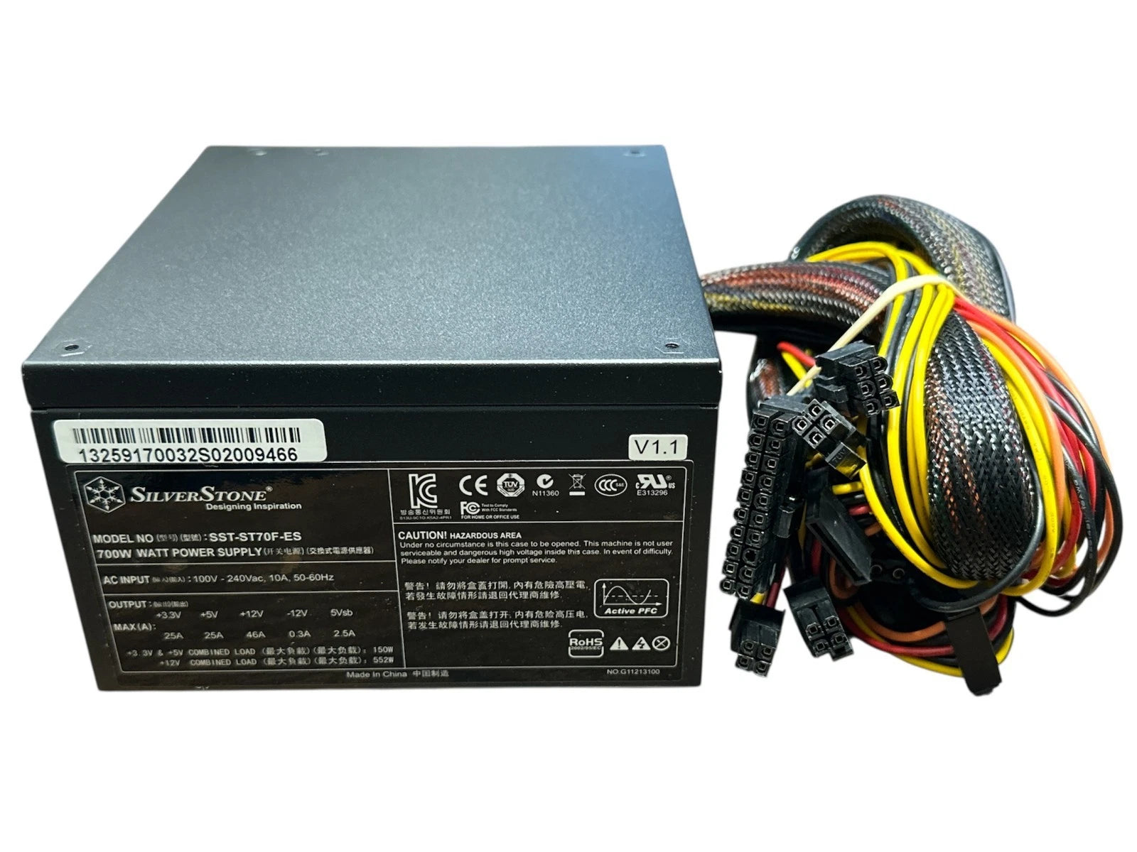 Silverstone 700W Single +12V Rail ATX 12V v2.3 80 Plus Certified Active PFC PSU-2