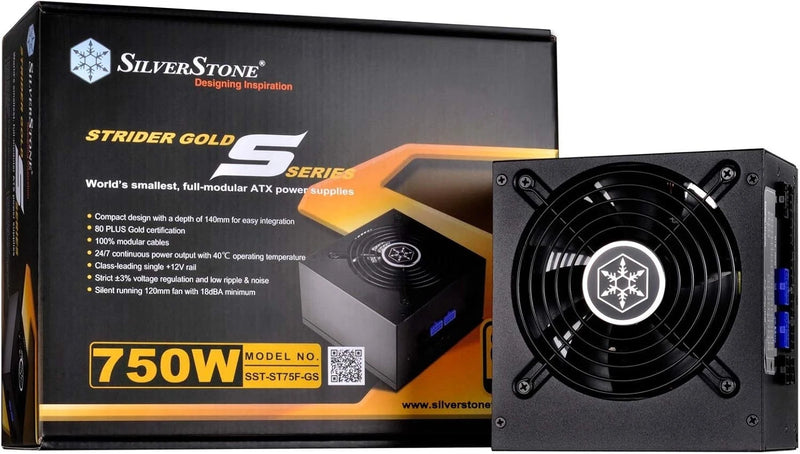 Silverstone Tek Strider Gold S Series 750W 80 Plus Gold Modular (only) ST75F-GS-1