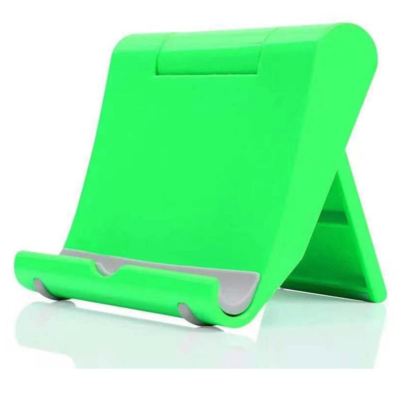 Cell Phone Stand for Desk Foldable Cell Phone Holder Desk Tablet Holder Mobile Phone Dock, Multi-Angle Universal Adjustable Tablet Dock Compatible with Most Cell Phones (Pink)