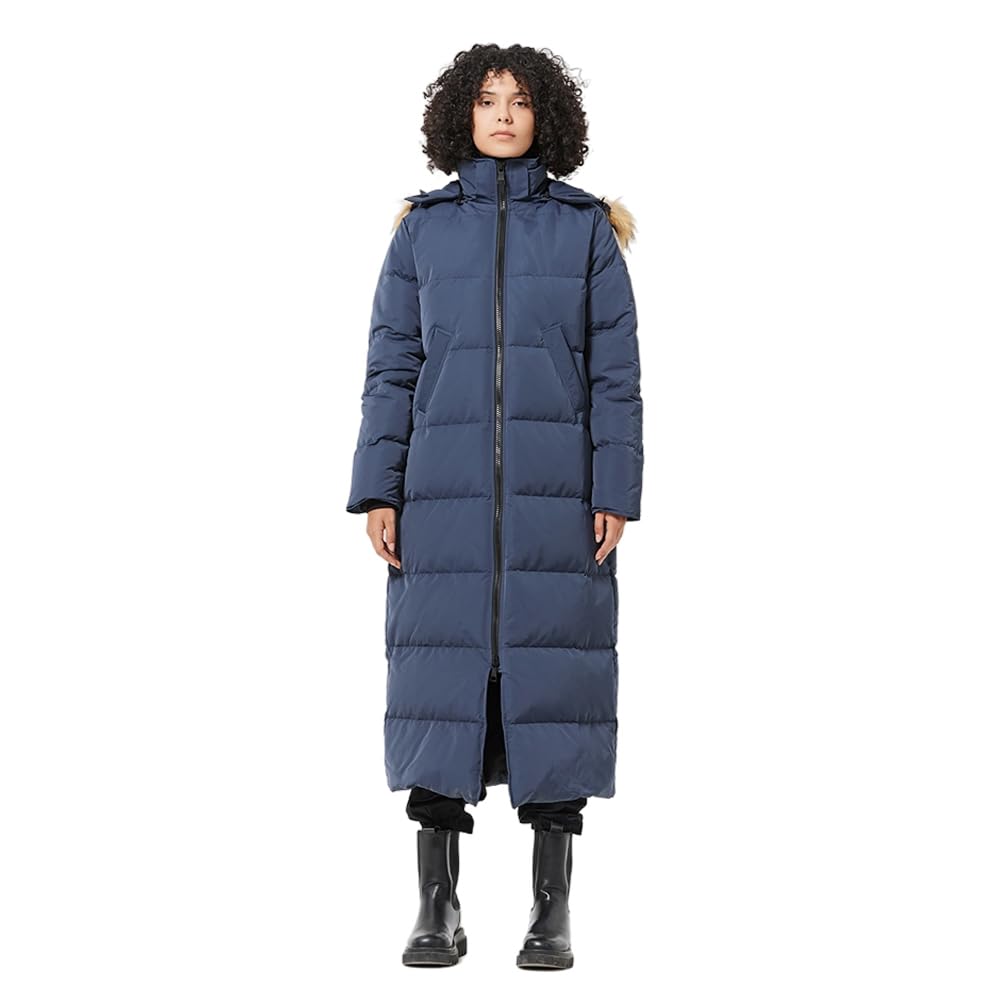 Fitouch Women's Waukee Long Down Coat Parka Jacket | 750+ Fill Power | Full-Length-12
