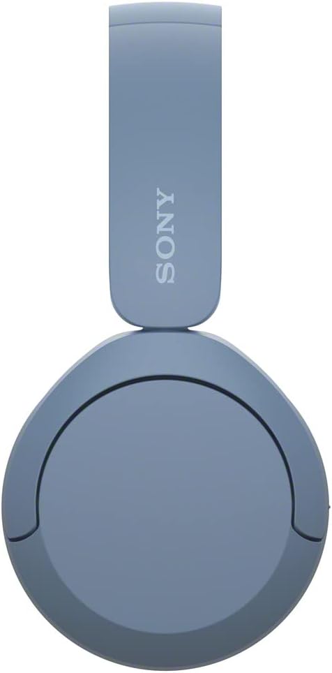 Sony WH-CH520 Wireless Headphones Bluetooth On-Ear Headset with Microphone and up to 50 Hours Battery Life with Quick Charging, Blue
