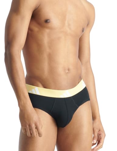 adidas mens Performance Stretch Cotton Brief Underwear (3-pack) Designed for Active Comfort and All Day Wear.-53